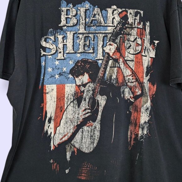 (2/$20) Blake Shelton Distressed 2012 Tour Tee - Picture 3 of 5